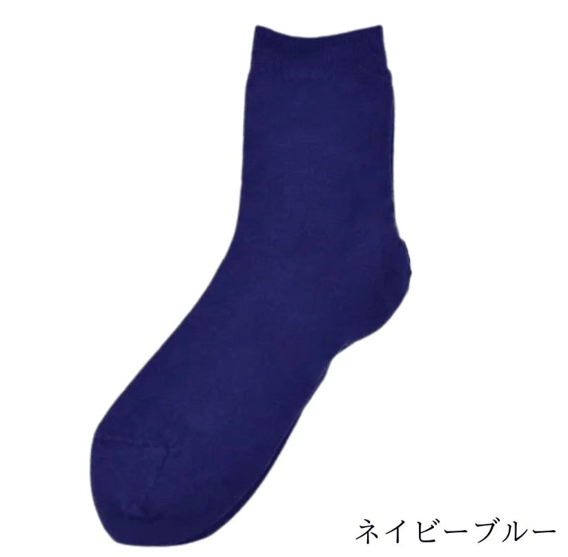 シルクとコットンの2重編ソックス(薄手)