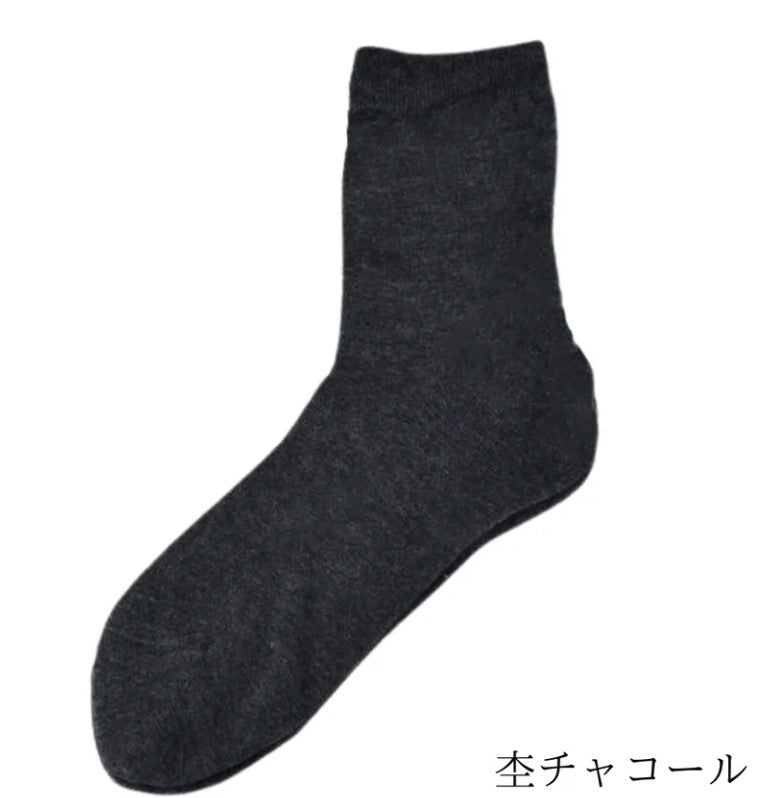 シルクとコットンの2重編ソックス(薄手)