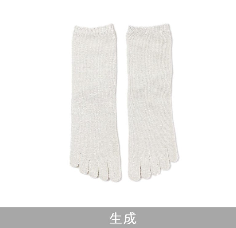 冷えとり5本指ソックス(シルク/オーガニックコットン)
