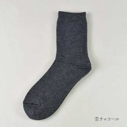 シルクとコットンの2重編ソックス