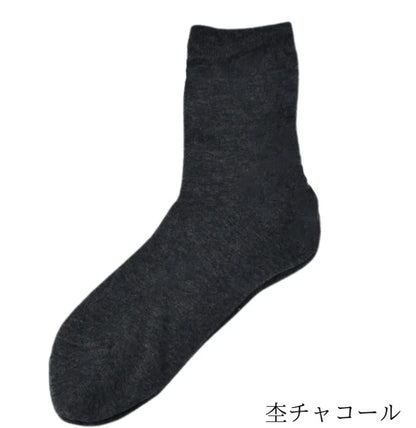 シルクとコットンの2重編ソックス(薄手)